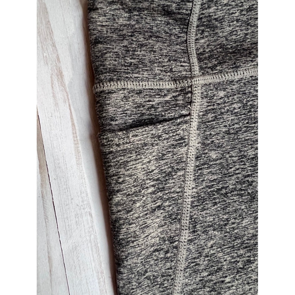 JoyLab Womens High Waisted Space Dye Leggings Gray Side Pockets XS - Picture 3 of 6